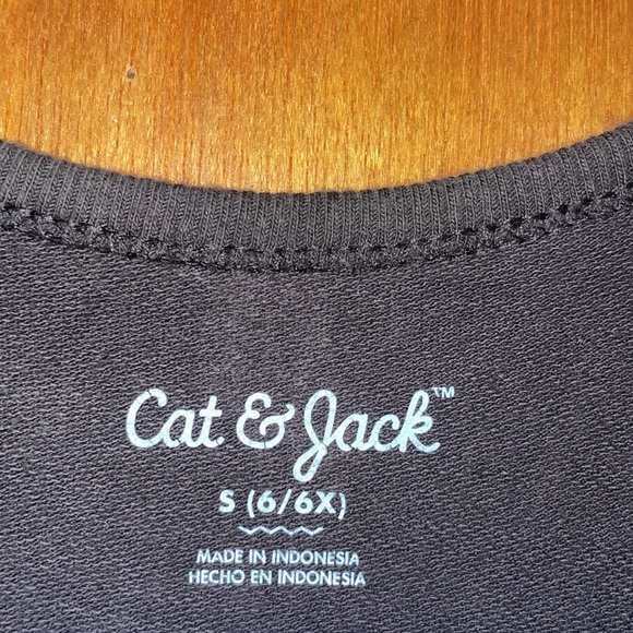 •CAT&JACK•GRAY & WHITE PAINT STREAKS DETAIL JUMPSUIT ROMPER PANTS SIZE 6/6X EUC - Picture 5 of 9